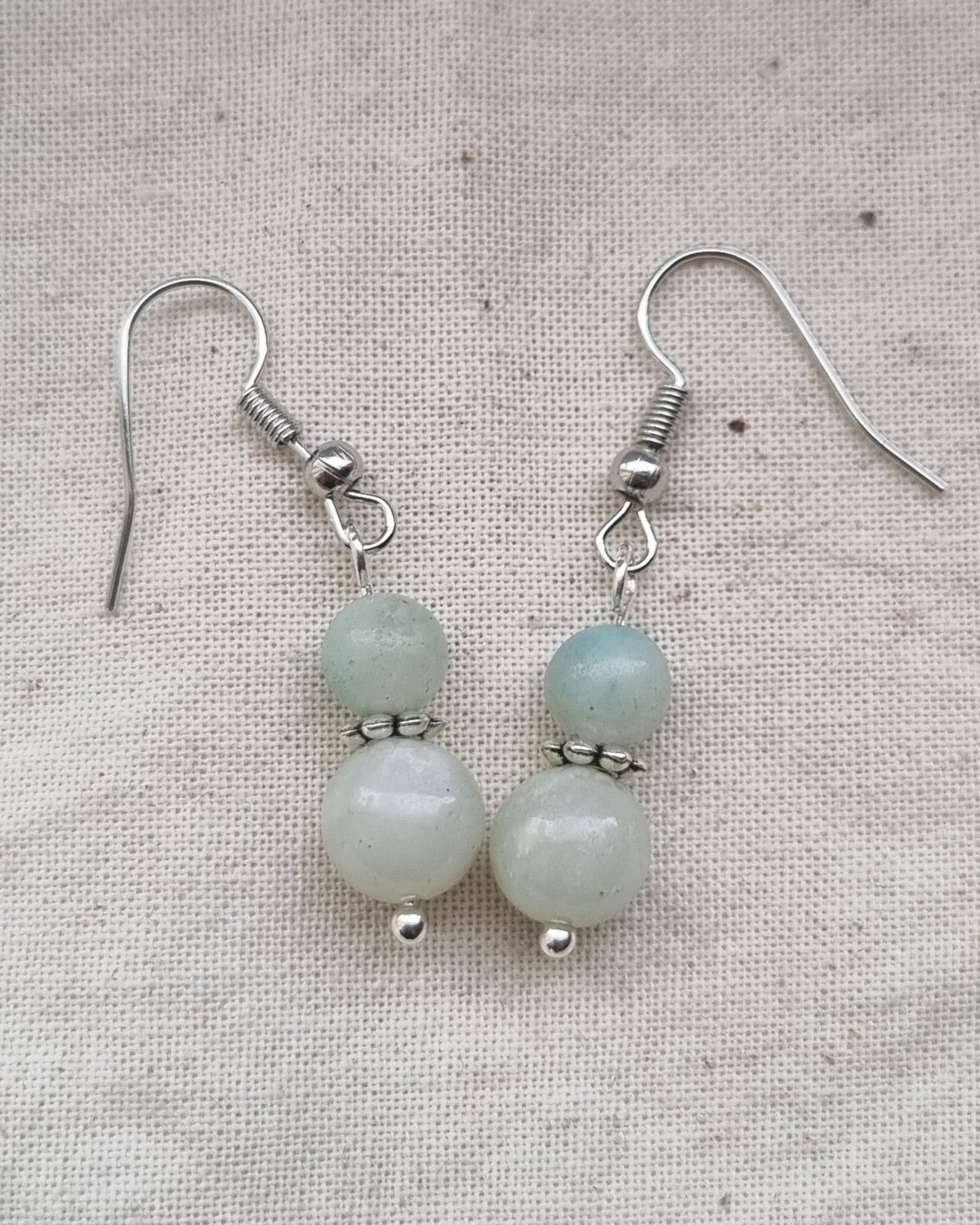 Delicate Amazonite handmade gemstone earrings