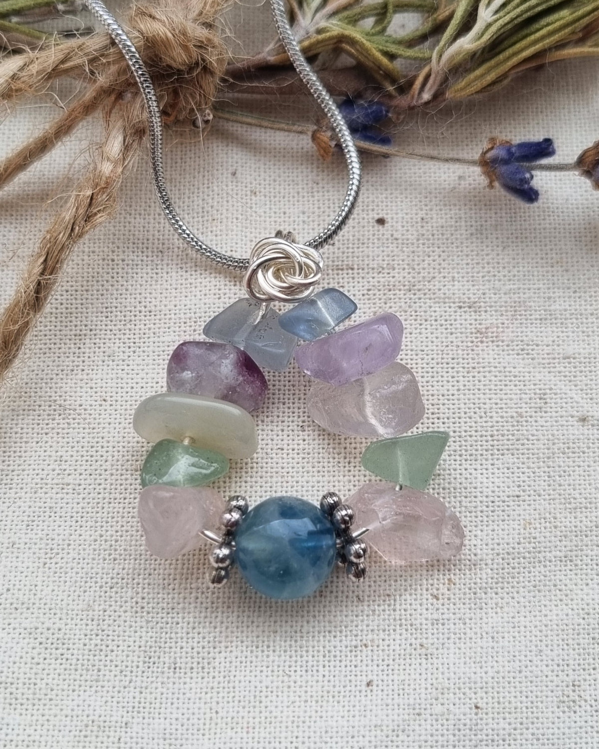 Handmade Flourite pendant