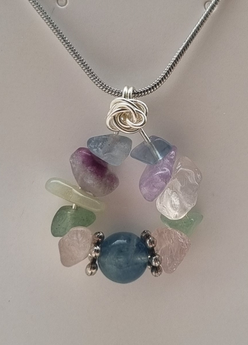 Handmade Flourite pendant